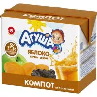 Фото акции АГУША Компот курага/изюм/ябл.д/дет.200мл