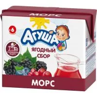Фото акции АГУША Морс ЯГОДН.СБОР детское пит.200мл