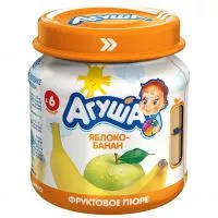 Фото акции АГУША Пюре ЯБЛ-БАН.0% фрук.115г