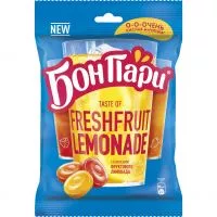 Фото акции БОН ПАРИ®. TASTE OF FRESHFRUIT LEMONADE. КАРАМЕЛЬ С КИСЛОЙ НАЧИНКОЙ И СО ВКУСАМИ ФРУКТОВОГО ЛИМОНАДА 65г