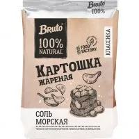 Фото акции БРУТО КРАФТ Картошка жареная с морской солью 120г 1/17 6м