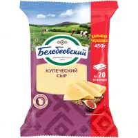 Фото акции БЗМЖ Сыр полутвердый «Купеческий» с массовой долей жира в сухом веществе 52%, 450 гр.