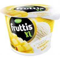 Фото акции БЗМЖ Йогурт Fruttis XL c манго и вкусом пломбира 4,3% 180г