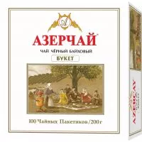 Фото акции Чай черный Азерчай Букет 100 пак