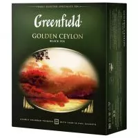 Фото акции Чай Greenfield Golden Ceylon черный 100пак