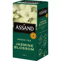 Фото акции ЧАЙ ЗЕЛЕНЫЙ С ЖАСМИНОМ JASMINE BLOSSOM Т.М. «ASSAND» 100 гр.