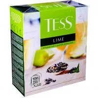 Фото акции Чай зеленый Tess Lime 100 пак