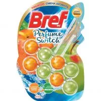 Фото акции Чистящие средства для унитаза BREF Perfume Switch Сочный персик - яблоко 2*50г