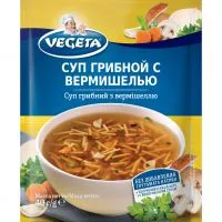 Фото акции Дегидрированные продукты Vegeta Суп грибной с вермишелью 40г