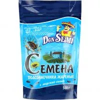 Фото акции Don’ Semi Семена подсолнечника жареные с морской солью (дой-пак с замком зип-лок) 500 г