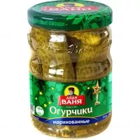 Фото акции ДЯДЯ ВАНЯ Огурцы маринованные 950г