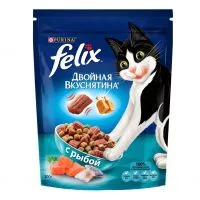 Фото акции FELIX Корм ДВ.ВКУС.с рыб.сух.д/кош.300г