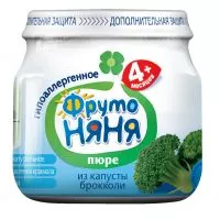 Фото акции ФРУТО-НЯНЯ Пюре из капусты брокколи 80г