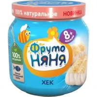 Фото акции «ФрутоНяня» 80 г Пюре из хека для питания детей раннего возраста