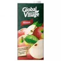 Фото акции GLOBAL VILLAGE Нектар яблочный, 0,95л