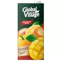 Фото акции GLOBAL VILLAGE Сокосодержащий напиток из апельсинов, манго и мандаринов, 0,95л