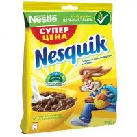 Фото акции Готовый завтрак Nesquik, шоколадный, Nestle, 700 г