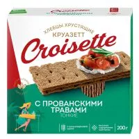 Фото акции Хлебцы Croisette тонкие ржано-пшеничные с прованскими травами 200гр