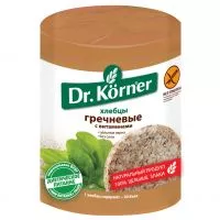 Фото акции Хлебцы Гречневые, с витаминами, Dr.Korner, 100 г