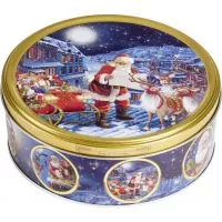 Фото акции Изделие кондитерское мучное: Печенье сдобное «Датское Nostalgic Santa», 150 г, ТМ Jacobsens Bakery