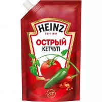 Фото акции Кетчуп острый Хайнц, 320 гр, дой-пак
