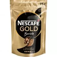 Фото акции Кофе Nescafe Gold, Barista, молотый в растворимом, 75 г