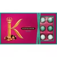Фото акции Кол.шок.конф.Корк.Орех.из тем/мол.шок, с кар.грец.орех, минд/фунд, тем.орех.нач.со вкус.клен.сир/апел.свет.орех.нач.со вк.меда 192г