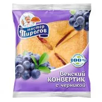 Фото акции Конверт фруктовый Мастер Пирогов, черника, 70 г