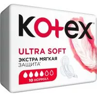 Фото акции KOTEX Прокл.ULTRA SOFT гиг.нормал 10шт