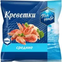 Фото акции Креветки Fish House, средние, 500 г