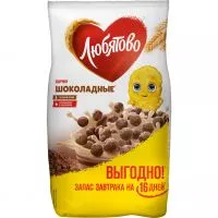Фото акции ЛЮБЯТОВО Завтраки ШАРИКИ ШОК.гот.500г