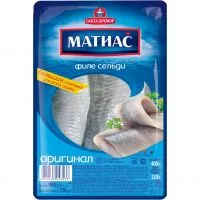 Фото акции МАТИАС Филе сельди деликатесное оригинальное 400 гр