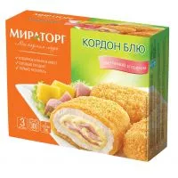 Фото акции МИРАТОРГ Кордон блю с сыром/ветчин.405г
