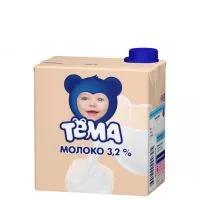 Фото акции Молоко детское Тема 3.2% ультрапастеризованное 500мл