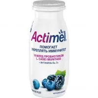 Фото акции Напиток Actimel, черника-ежевика, 100 г