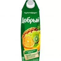 Фото акции Нектар ДОБРЫЙ мультифрут 1л