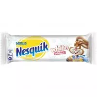 Фото акции Nesquik. Белый. Конфета с какао-нугой, покрытая белым шоколадом 39г