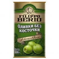 Фото акции Оливки без косточки, Filippo Berio, 300 г