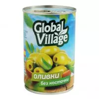 Фото акции Оливки Мансан, Global Village, 300 г