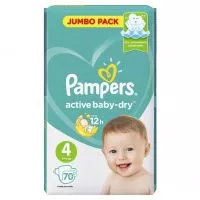 Фото акции Подгузники Pampers Active Baby Maxi (7-14кг) 70шт