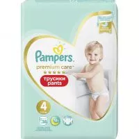 Фото акции Подгузники-трусики Pampers Premium Care Pants №4 9-15кг 38шт