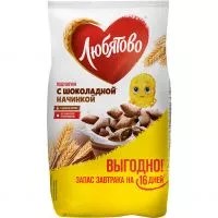 Фото акции Подушечки Любятово Шоколадные 500г