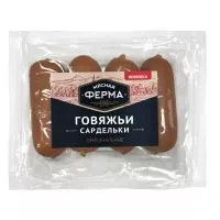 Фото акции Продукт мясосодержащий. Сардельки «Говяжьи оригинальные» 0,400 кг Мясная Ферма