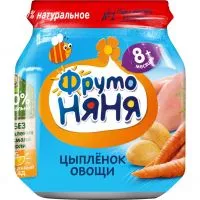 Фото акции Пюре ФрутоНяня из Цыпленка с овощами 100г