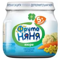 Фото акции Пюре Фрутоняня Овощной Салатик 80г