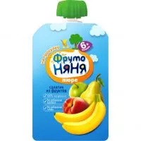 Фото акции Пюре Фрутоняня*, салатик из фруктов, 90 г