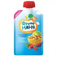 Фото акции Пюре Фрутоняня*, витаминный слатик, 90 г