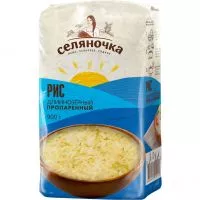 Фото акции Рис Селяночка длиннозерный пропаренный 900 г