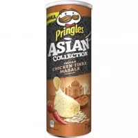 Фото акции Рисовые чипсы Pringles «Asian Collection» со вкусом курицы с индийскими специями «Тикка Масала», 160 гр