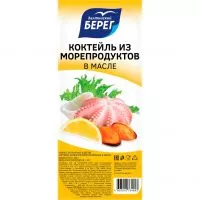 Фото акции Рыбное кулинарное изделие Коктейль из морепродуктов вареных в масле 200 г